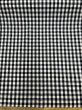 画像8: 生地：綿100％13mmブロックチェック（ブラック×オフ） (8)