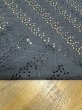 画像3: 生地：ポリ綿両耳スカラップ刺繍レース（黒） (3)