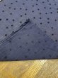 画像4: 生地：ポリエステル100％リネンライクドットプリント（ネイビー） (4)