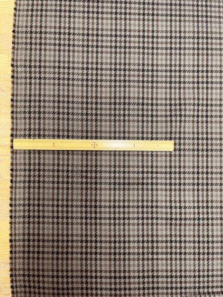 画像2: 生地：ポリエステル100％ガンクラブチェック（グレー） (2)