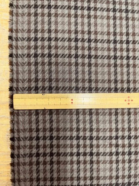 画像3: 生地：ポリエステル100％ガンクラブチェック（グレー） (3)