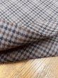 画像5: 生地：ポリエステル100％ガンクラブチェック（グレー） (5)