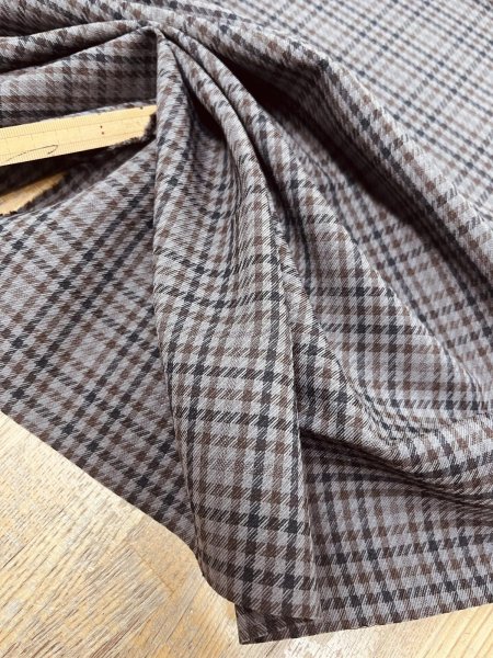 画像6: 生地：ポリエステル100％ガンクラブチェック（グレー） (6)