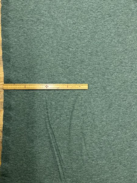 画像2: 生地：綿100％ 霜降り天竺（グリーン） (2)