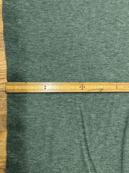 画像3: 生地：綿100％ 霜降り天竺（グリーン） (3)