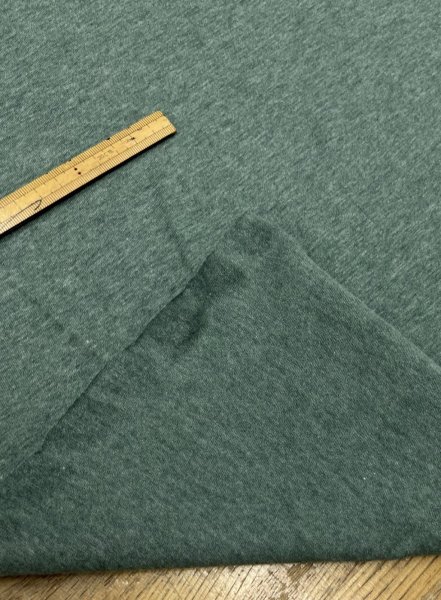画像5: 生地：綿100％ 霜降り天竺（グリーン） (5)