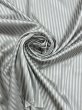 画像7: 生地：ポリストレッチサテンストライプ（グレー） (7)