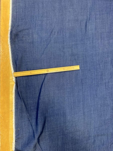 画像2: 生地：綿100％ テンセル混デニム（ディープブルー） (2)