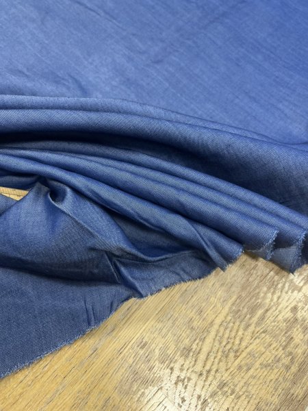 画像6: 生地：綿100％ テンセル混デニム（ディープブルー） (6)