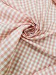 画像7: 生地：綿100％ 先染めギンガムチェック（ピーチピンク） (7)