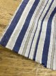 画像7: 生地：綿ポリエステル リップル風凹凸ストライプ（ホワイト×ブルー×ベージュ） (7)