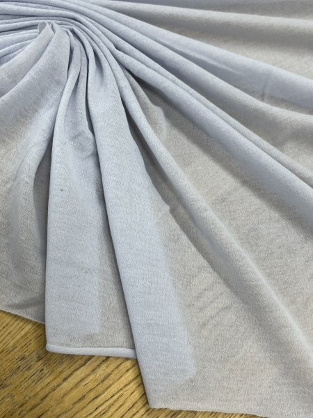 画像6: 生地：ポリエステル綿薄手ニット（アイスグレー） (6)