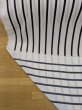 画像4: 生地：ポリエステルデシン ストライプ（オフ白×黒） (4)