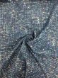 画像7: 生地：ポリエステル100％ツイード風プリントジョーゼット（ブルー系） (7)