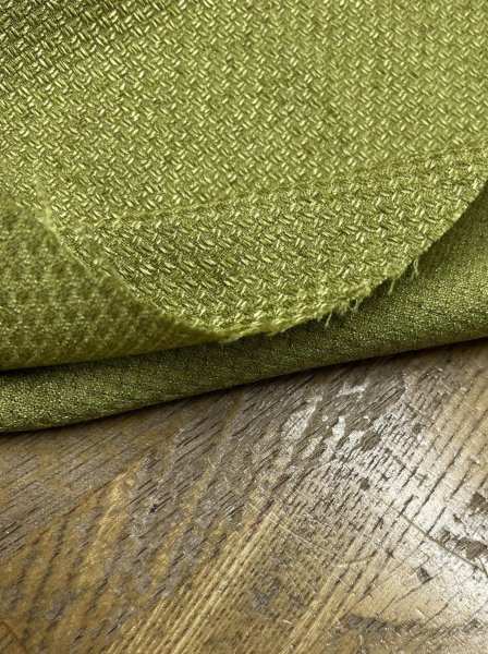 画像5: 生地：ポリエステル100％地模様ポリエステル（グリーン） (5)