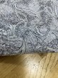 画像5: 生地：綿100％ 塩縮ペイズリープリント（グレー系） (5)
