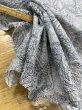 画像6: 生地：綿100％ 塩縮ペイズリープリント（グレー系） (6)
