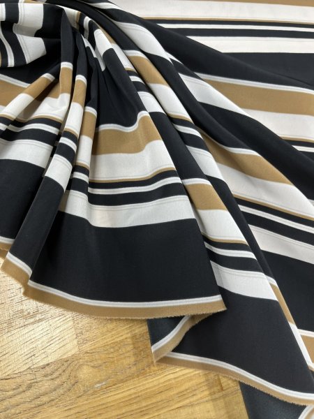 画像6: 生地：ポリエステル100％デシンボーダープリント（ベージュ） (6)