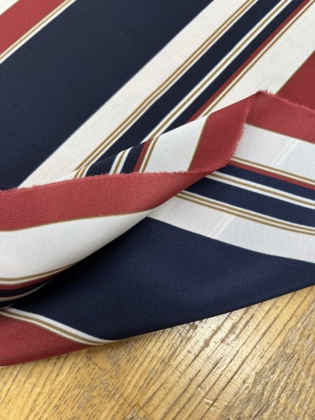 画像5: 生地：ポリエステル100％デシンボーダープリント（エンジ） (5)