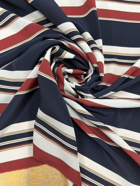 画像7: 生地：ポリエステル100％デシンボーダープリント（エンジ） (7)