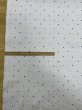 画像2: 生地：綿100％ ランダム星柄コットン（白地） (2)
