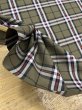 画像6: 生地：綿100％タータンチェック柄織り（カーキ／白・黒） (6)
