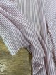 画像8: 生地：綿風ポリエステル100％ストライプ柄（うすレッド） (8)