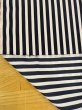 画像5: 生地：ポリエステル100%平織ストライプ（白／紺） (5)