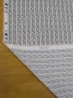 画像5: 生地：ポリエステル100%幾何学プリントバックサテンアムンゼン（白地／ブルー・グレー） (5)