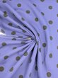 画像6: 生地：ポリエステル100%コインドット柄ブッチャー（青／黒） (6)