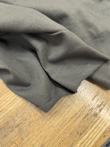 画像5: 生地：綿100％無地天竺ニット（カーキ） (5)