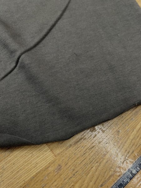画像7: 生地：綿100％無地天竺ニット（カーキ） (7)