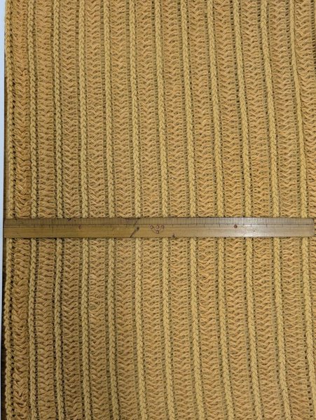 画像3: 生地：ポリエステル添え糸模様ニット（マスタード） (3)