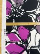 画像3: 生地：綿100％ 手描き風花柄コットン（白地／ピンク・黒） (3)