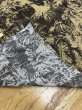 画像4: 生地：ボタニカル葉っぱ柄リネン（ベージュ／茶） (4)