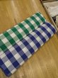 画像8: 生地：綿100％ ブロックチェック柄 ブロード（緑／白） (8)