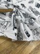 画像6: 生地：綿100％ シネマ柄ブロード（白／黒） (6)