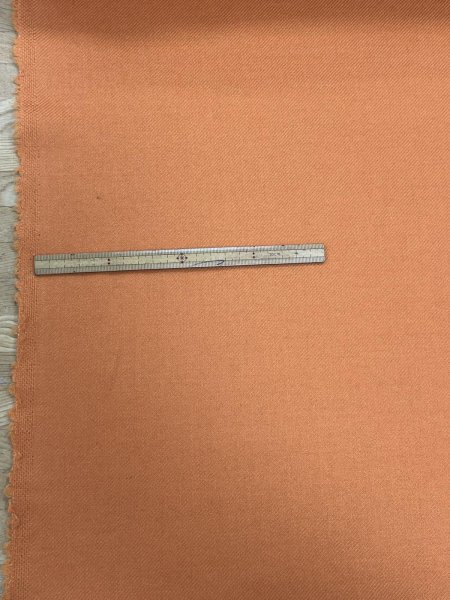 画像2: 生地：ポリウールレーヨンストレッチサキソニー（オレンジ） (2)