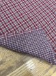 画像7: 生地：綿100％ Wフェイスチェック柄（ベージュ地／赤系チェック） (7)