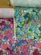 画像8: 生地：モダール混 モンステラ柄 2WAYストレッチニット（ピンク系） (8)