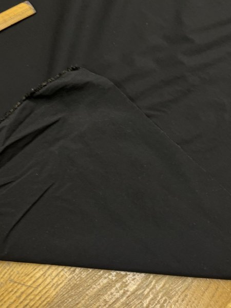 画像7: 生地：ポリエステル100%薄手スーパーストレッチ（黒） (7)