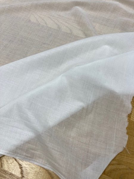 画像5: 洋裁材料:ブラウス用接着芯(白)薄手 (5)