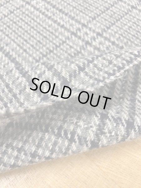 画像3: 生地： チェックウール（グレー系） (3)