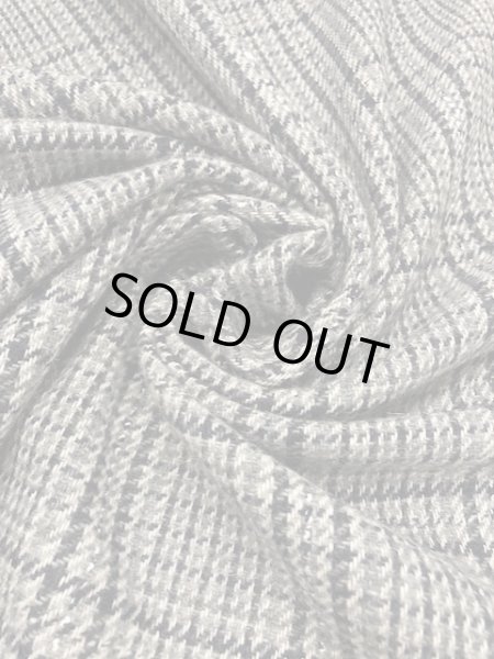 画像6: 生地： チェックウール（グレー系） (6)